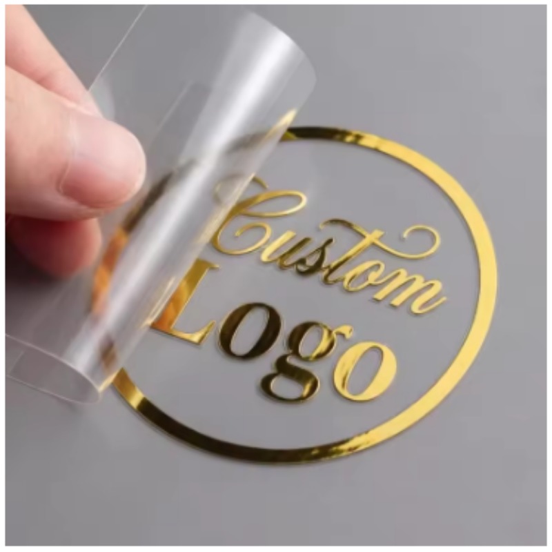 3D Printing Quotes - Custom 3D Gold Transfer Sticker Silver