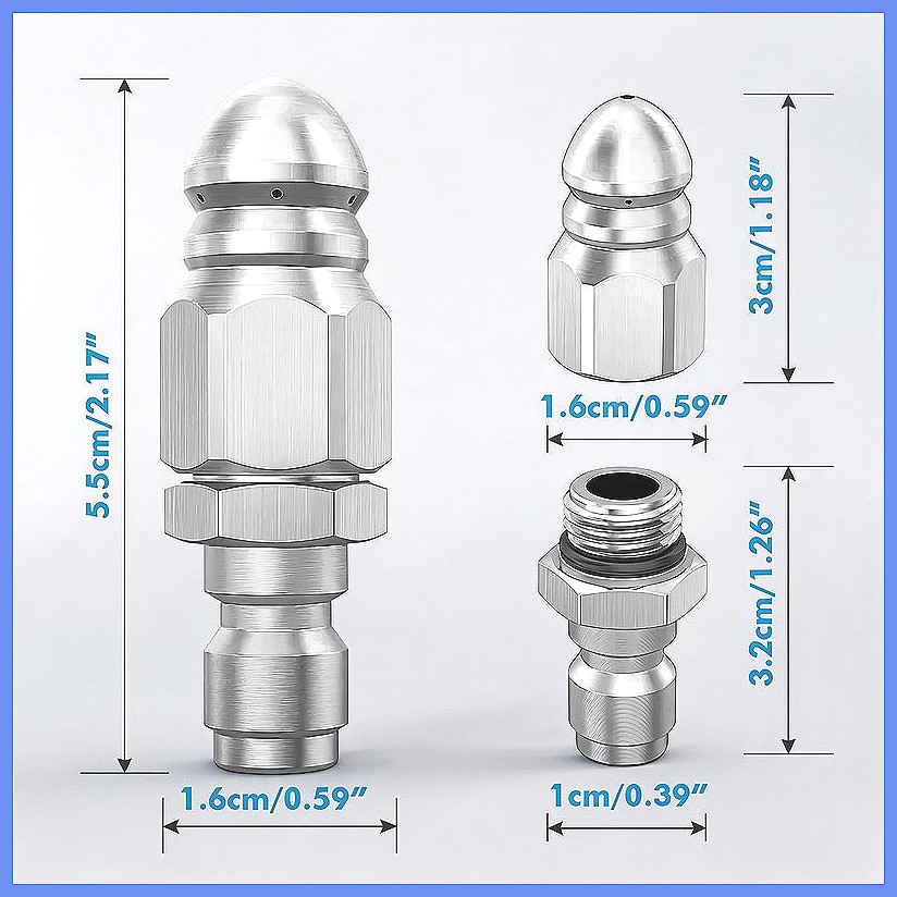 Nozzle Cleaning Kit - 1Pc Water Jet High Pressure Sprayer