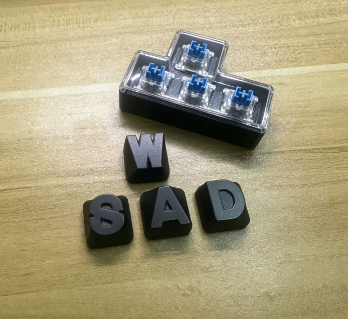 3D Printing Keycaps - 3 In 1 WASD Fidget Toy