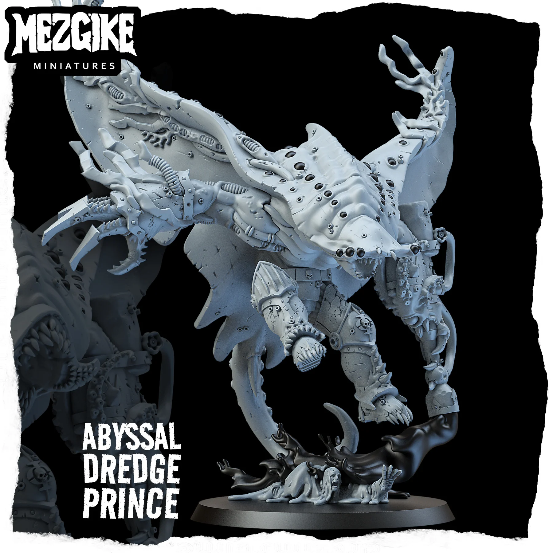 3D Printing Figure - Abyssal dredge prince, Plague Figure, Space