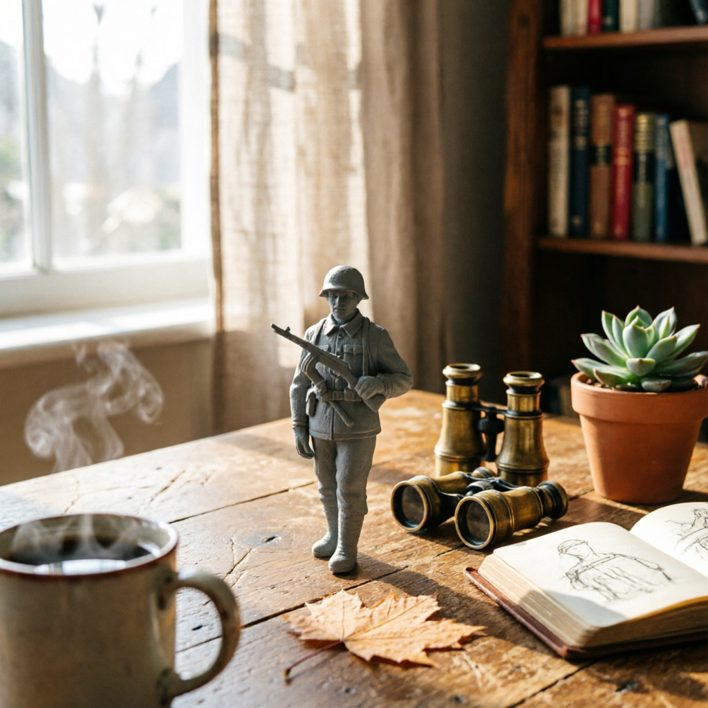 3D Printing Figure - 7 Pieces World War II Soldier