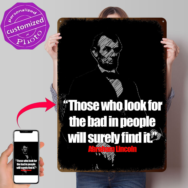 3D Printing Quotes - Abraham Lincoln Quotes 3D Texture Printed