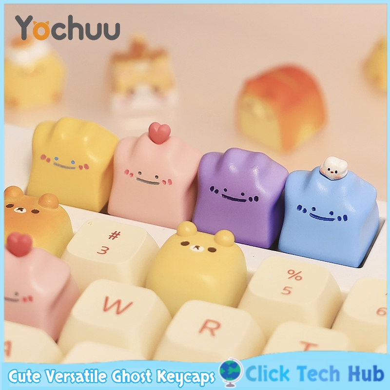 3D Printing Keyboard Keys - Cute Versatile Ghost Keycaps 1pcs 3d
