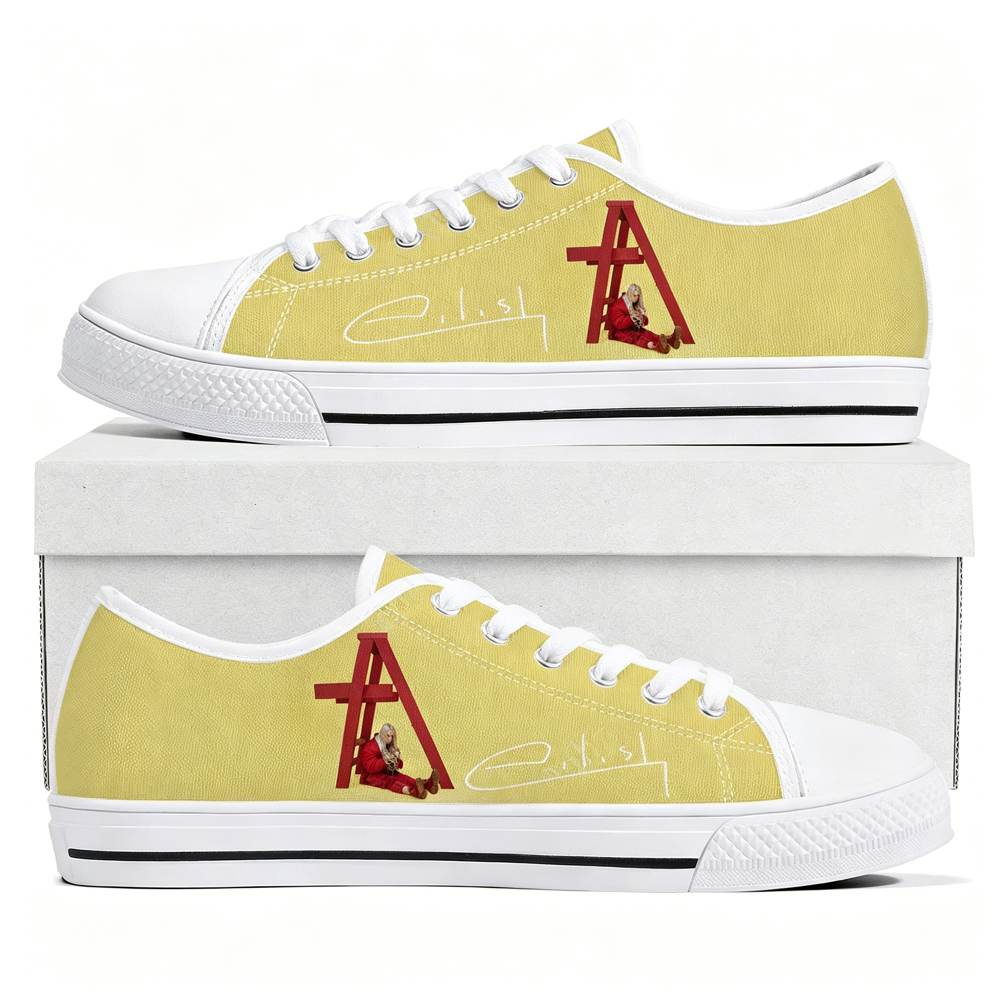 3D Printing Quality - Billie Eilish Low Top Sneakers Mens