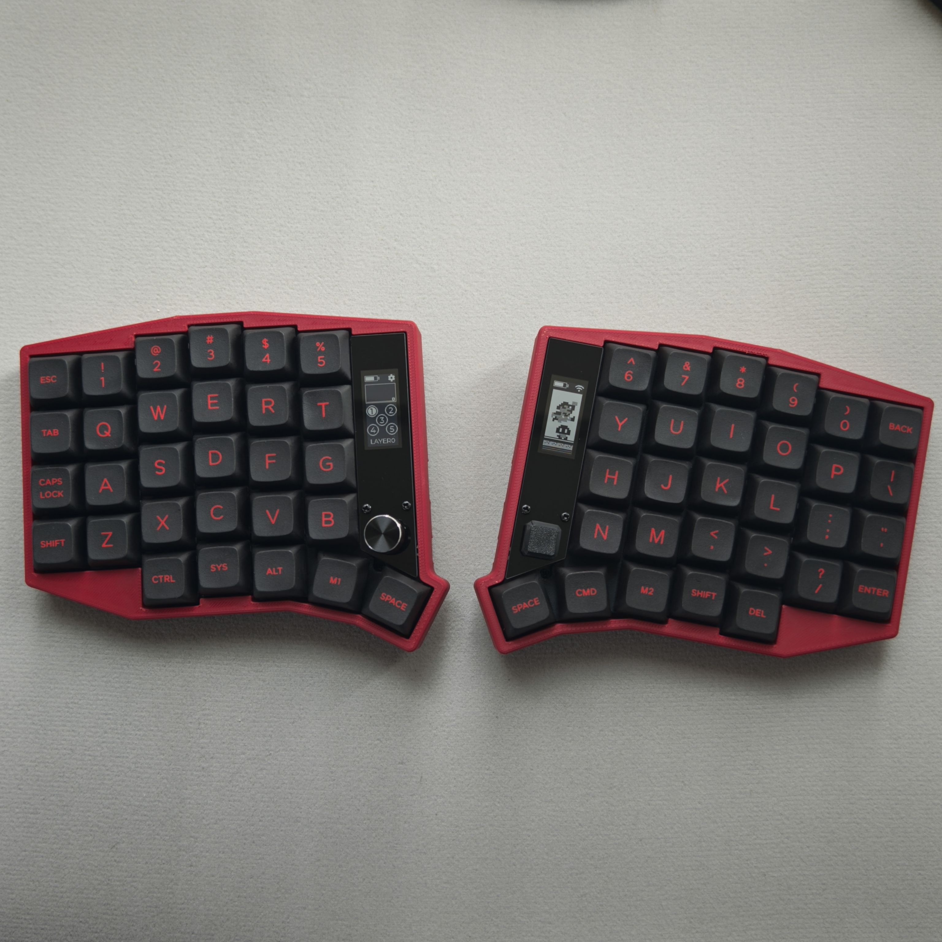 3D Printing Keycaps - Five Sided Sublimation Split Keyboard Corne