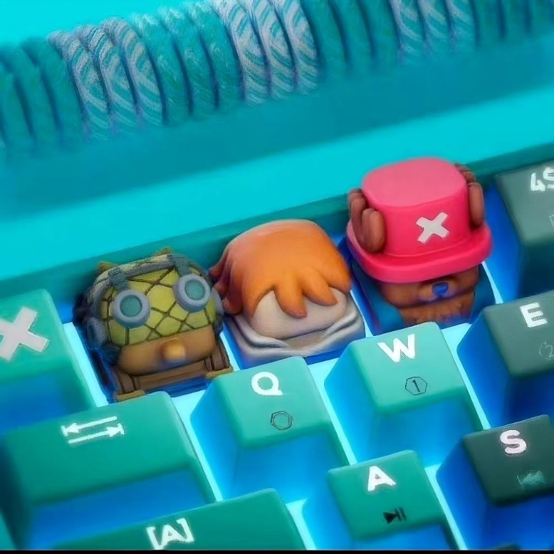 3D Printing Keycaps - One Piece Chopper Nami anime cartoon