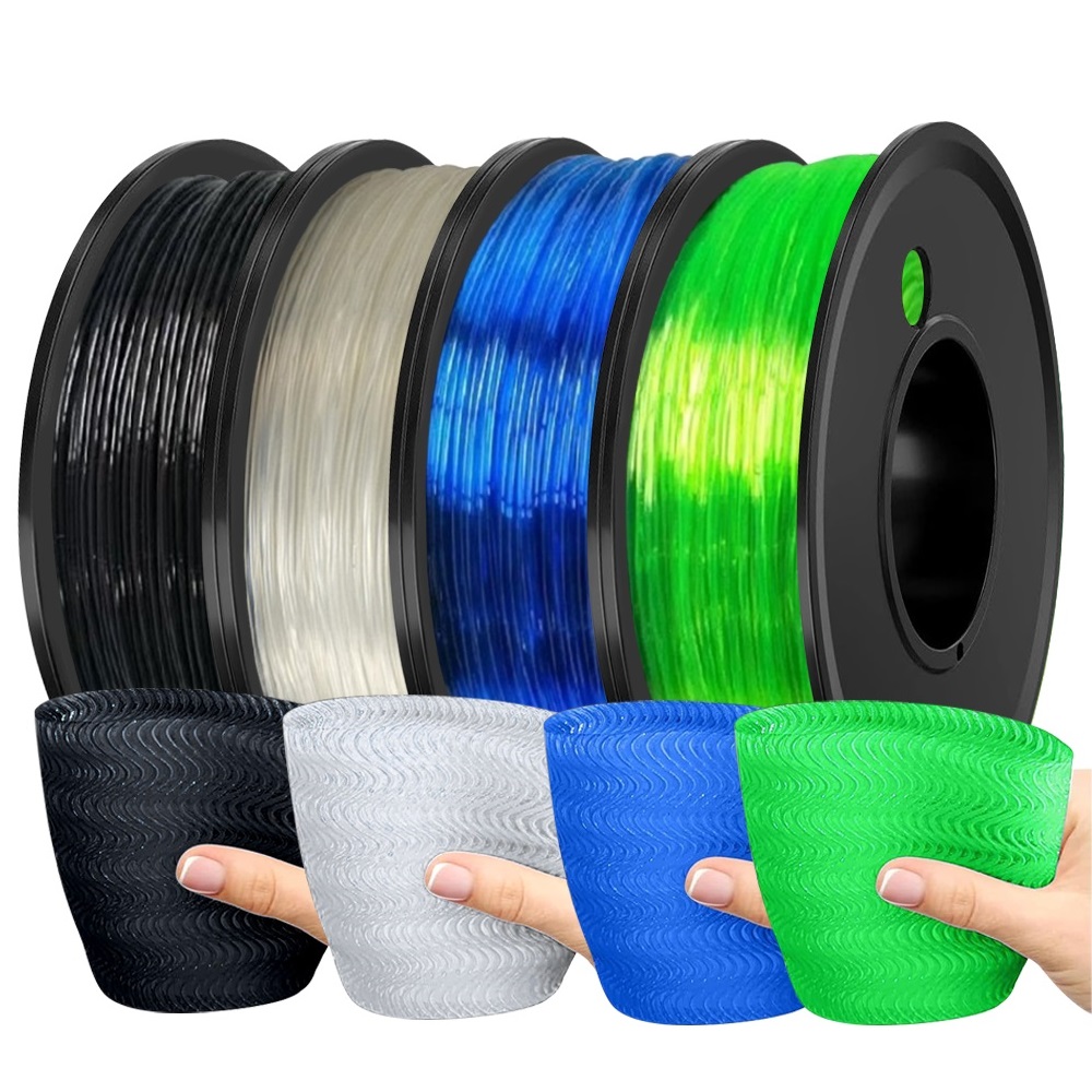Tpu Flexible Filament - 200G Flexible Filament Basic TPU 1.75mm