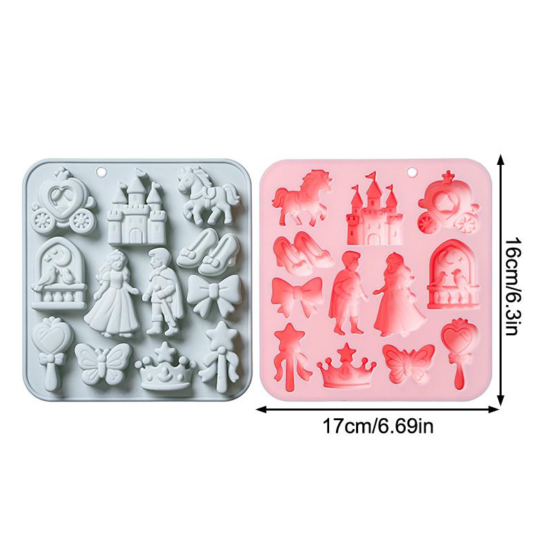 3D Printing With Silicone - HOT!12 Cavity Prince, Princess Silicone Mold