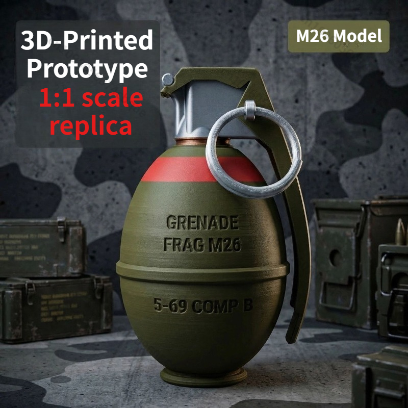 3D Printing Enthusiast - New 3D-printed,1:1 Scale Replica，Vietnam War M26