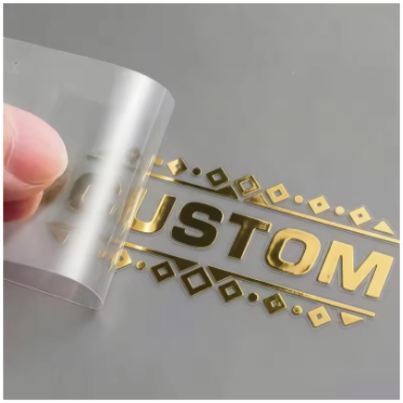 Custom 3D Gold Transfer Sticke - 3D Printing Quotes recension och pris