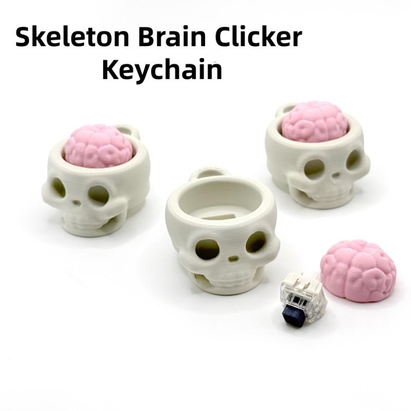 Hot Fun 3D Printed Skull Brain - 3D Printing Keyboard Keys recension och pris