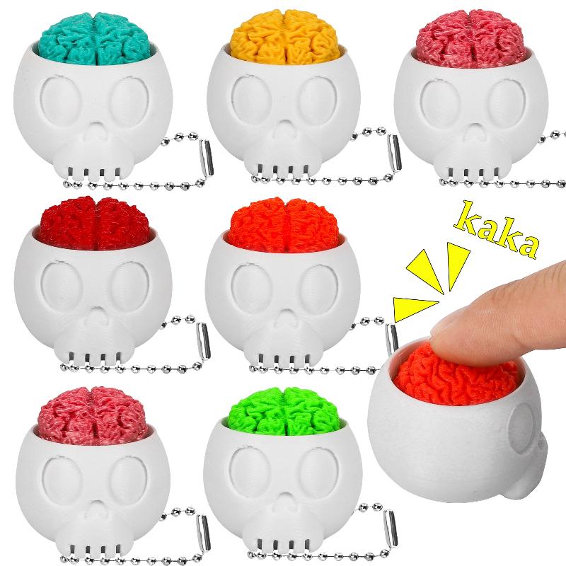 Hot Fun 3D Printed Skull Brain - 3D Printing Keyboard Keys recension och pris