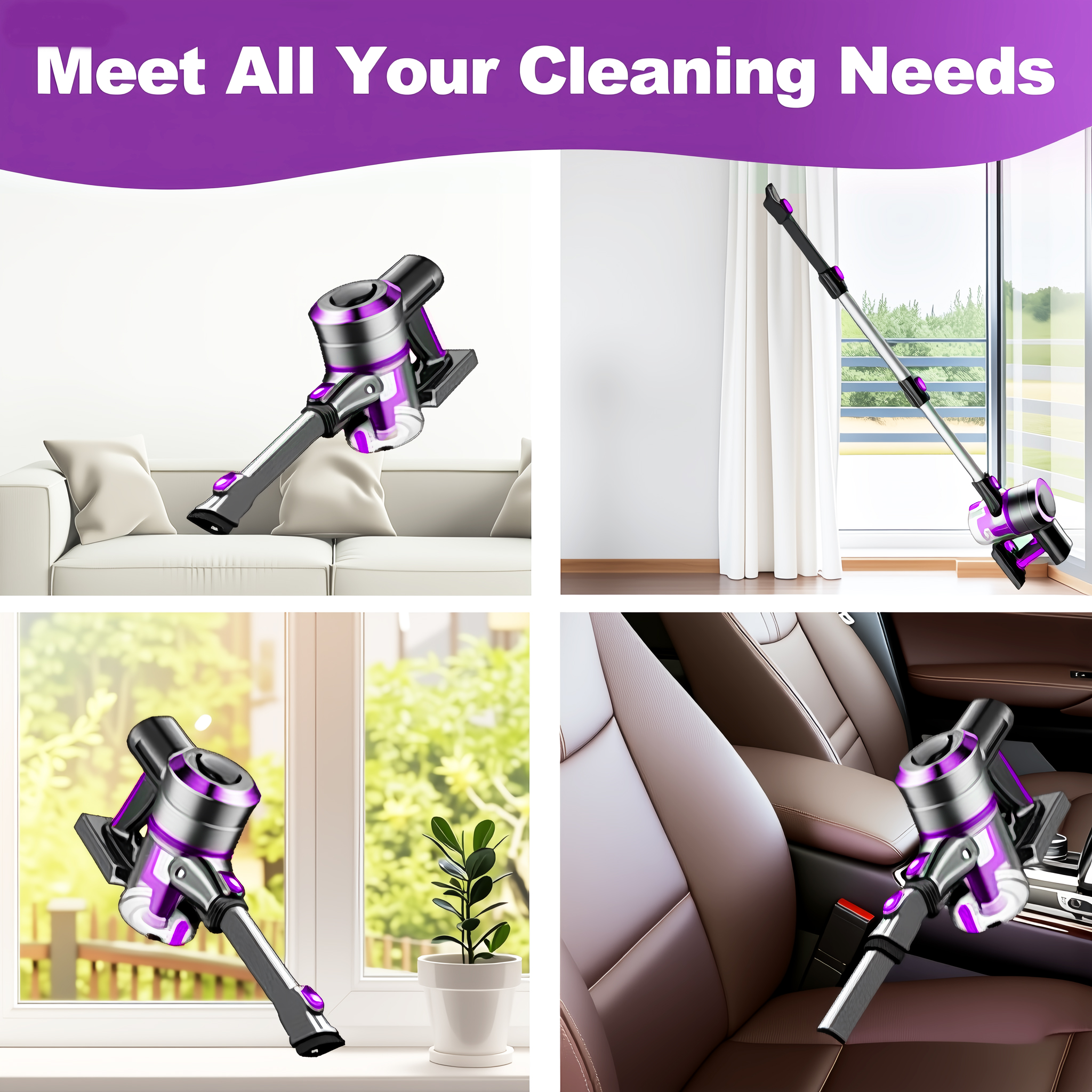 40Kpa Vacuum Cleaner for Home  - Nozzle Cleaning Kit recension och pris