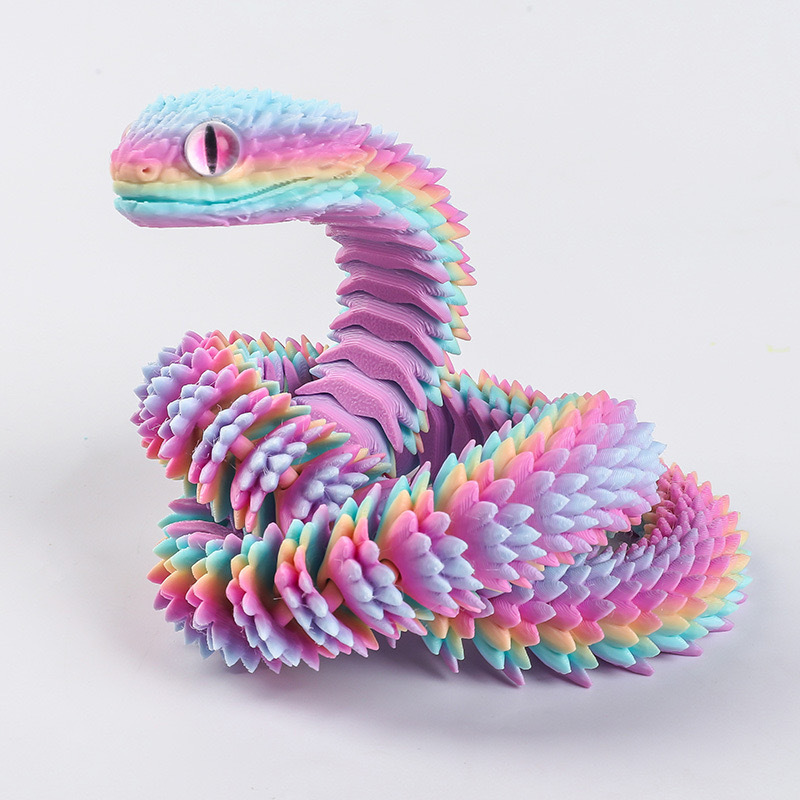 2026 New 3D Printed Snake Real - 3D Printing Figure recension och pris