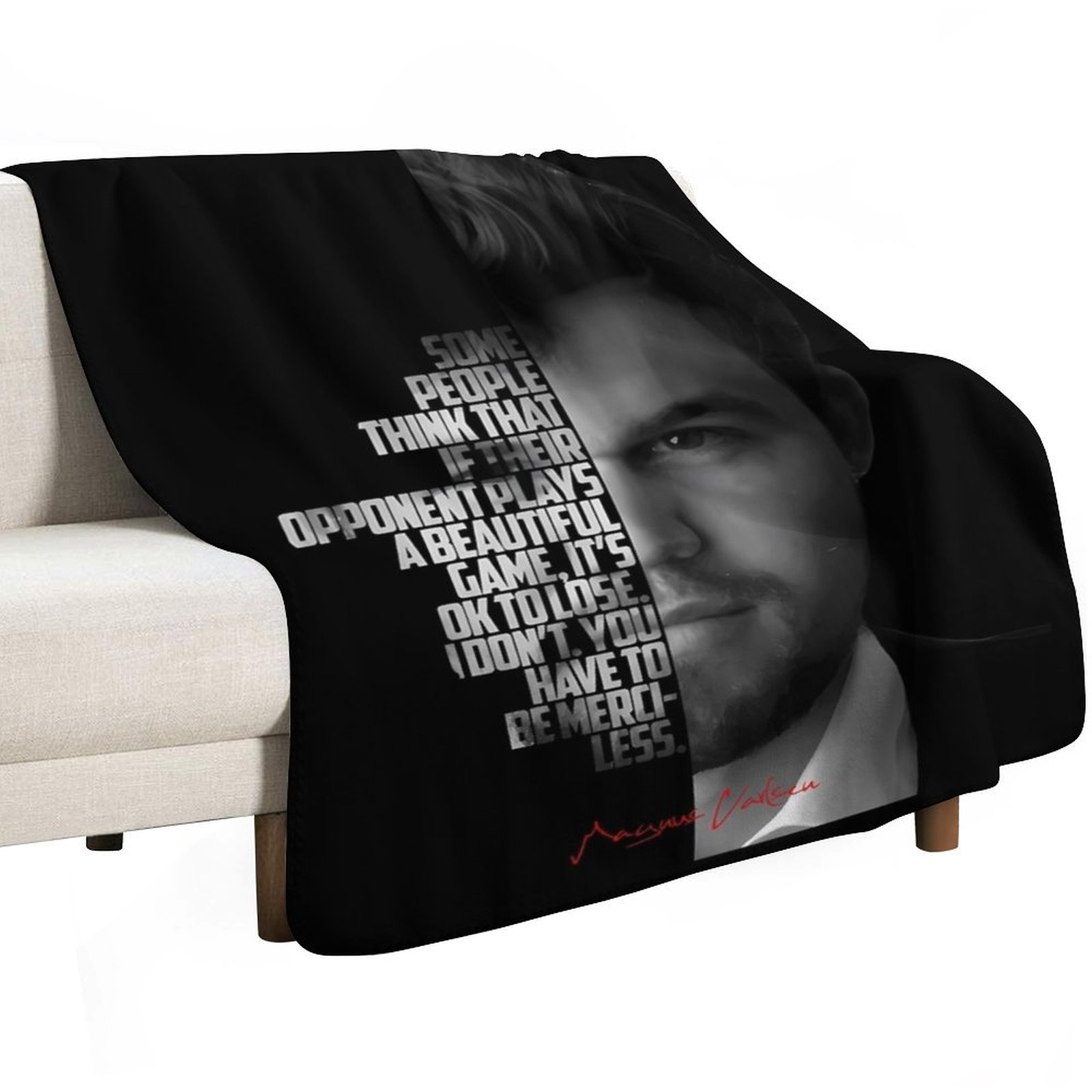 Black and white Magnus Carlsen - 3D Printing Quotes recension och pris
