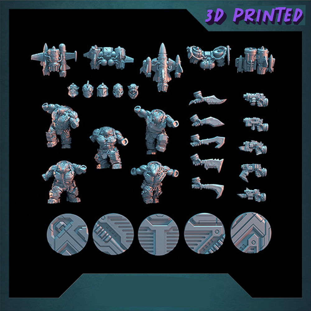 Rocket Orcs  Armour Miniature, - 3D Printing Figure recension och pris