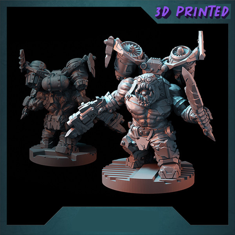 Rocket Orcs  Armour Miniature, - 3D Printing Figure recension och pris
