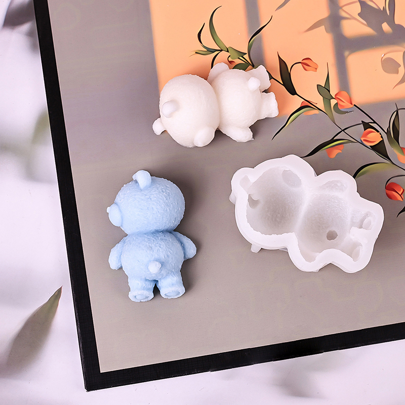 New Cute 3D Sleeping Bear Mous - 3D Printing With Silicone recension och pris