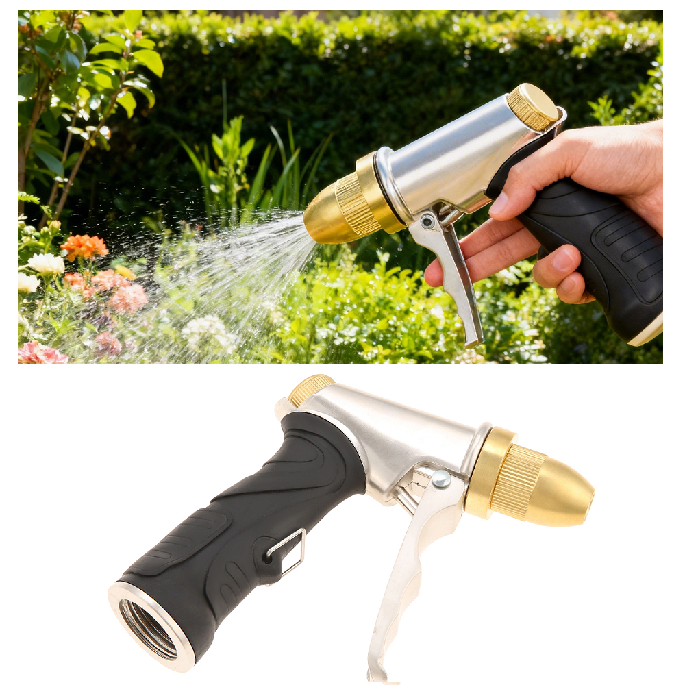 Metal Garden Hose Spray Nozzle - Nozzle Cleaning Kit recension och pris