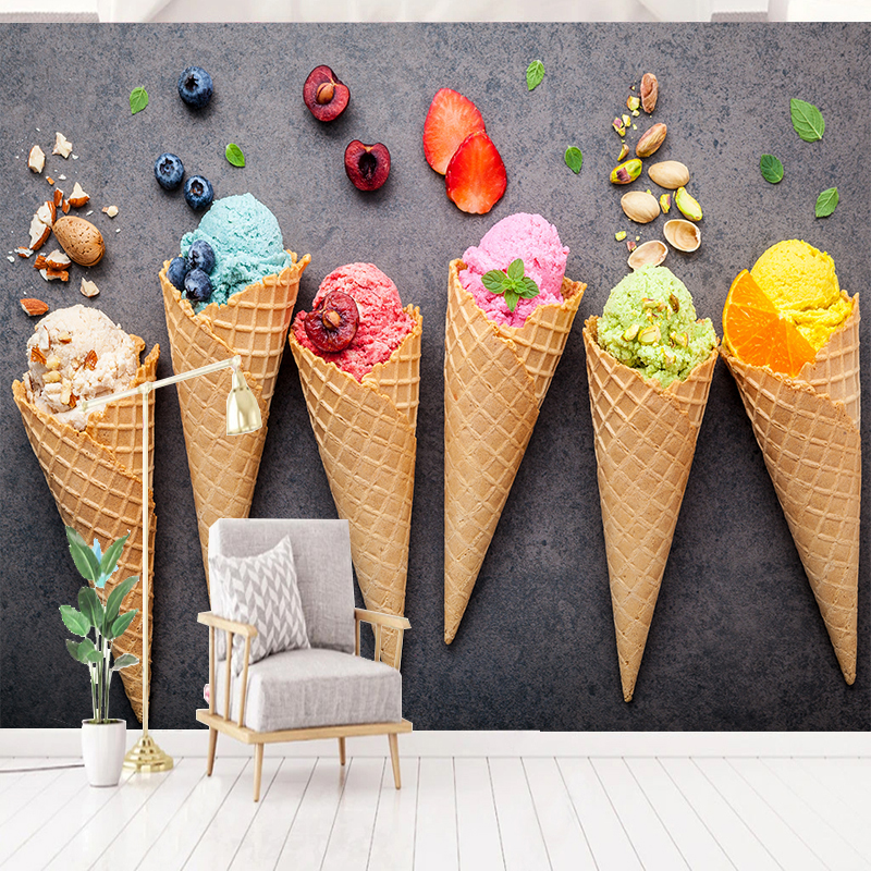 Custom 3D Photo Wall Mural Ice - 3D Printing Foto recension och pris