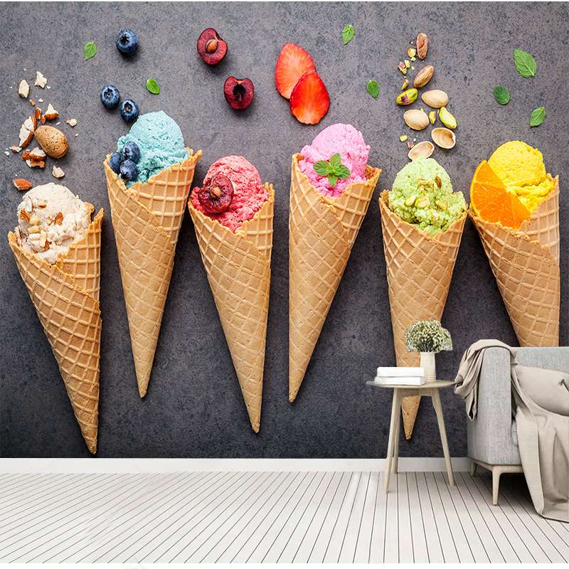Custom 3D Photo Wall Mural Ice - 3D Printing Foto recension och pris