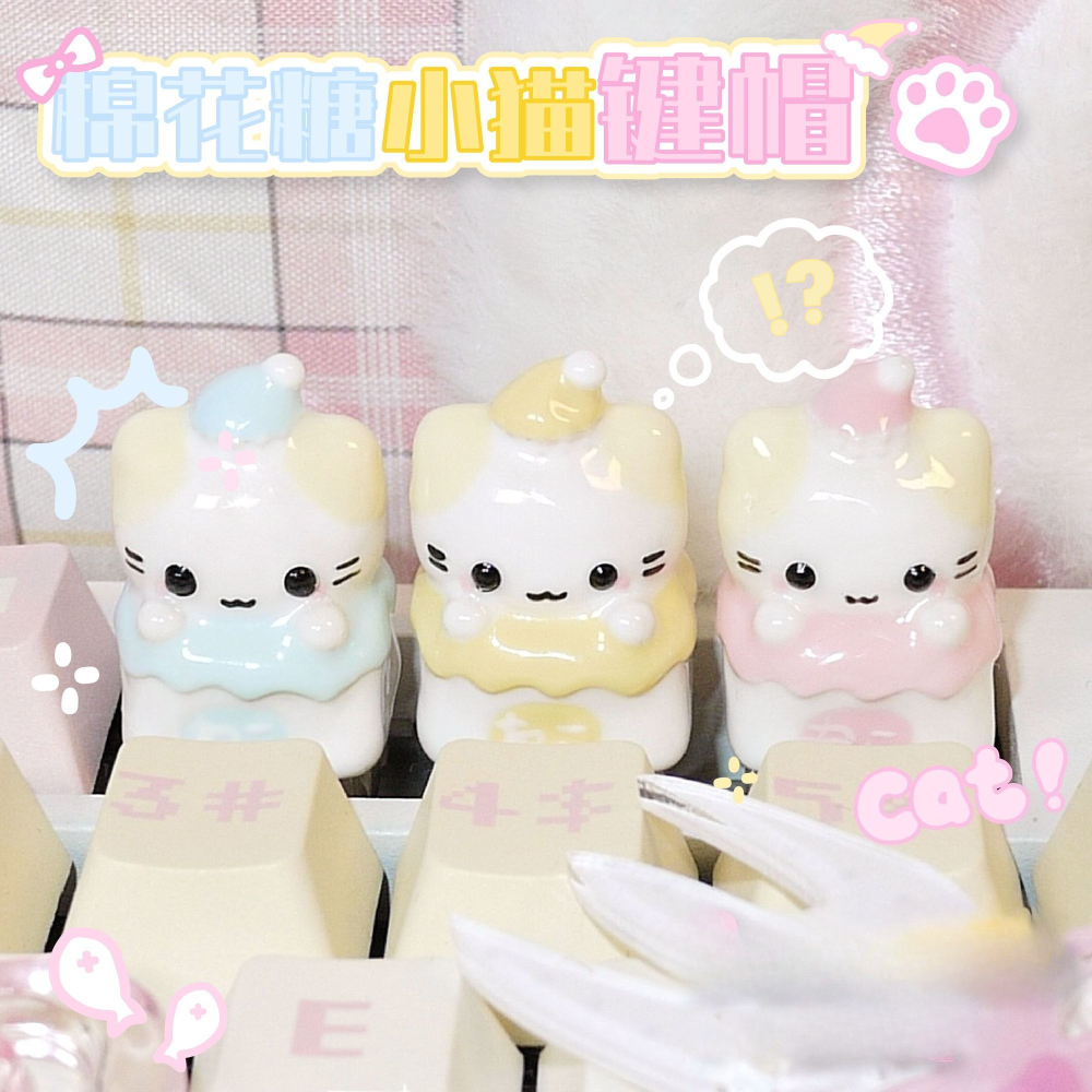 Kawaii Cat HelloKittys Keycaps - 3D Printing Keycaps recension och pris