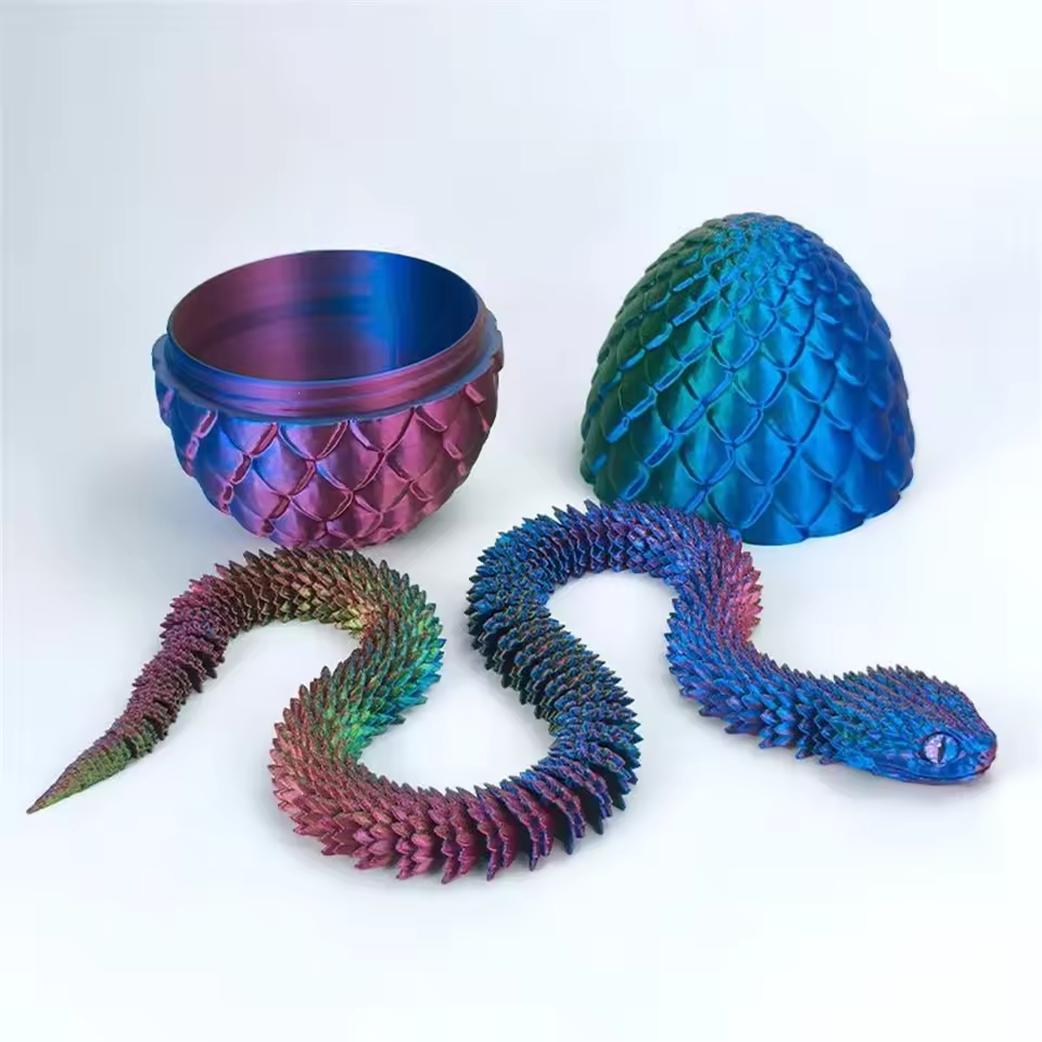 4pcs/set 3D Printed Snake Surp - 3D Printing Enthusiast recension och pris