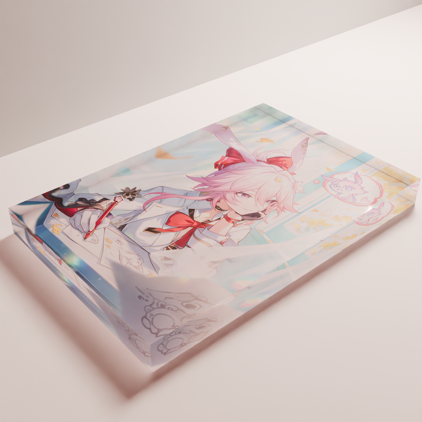 Custom 3D Acrylic Crystal Bloc - 3D Printing Figure recension och pris