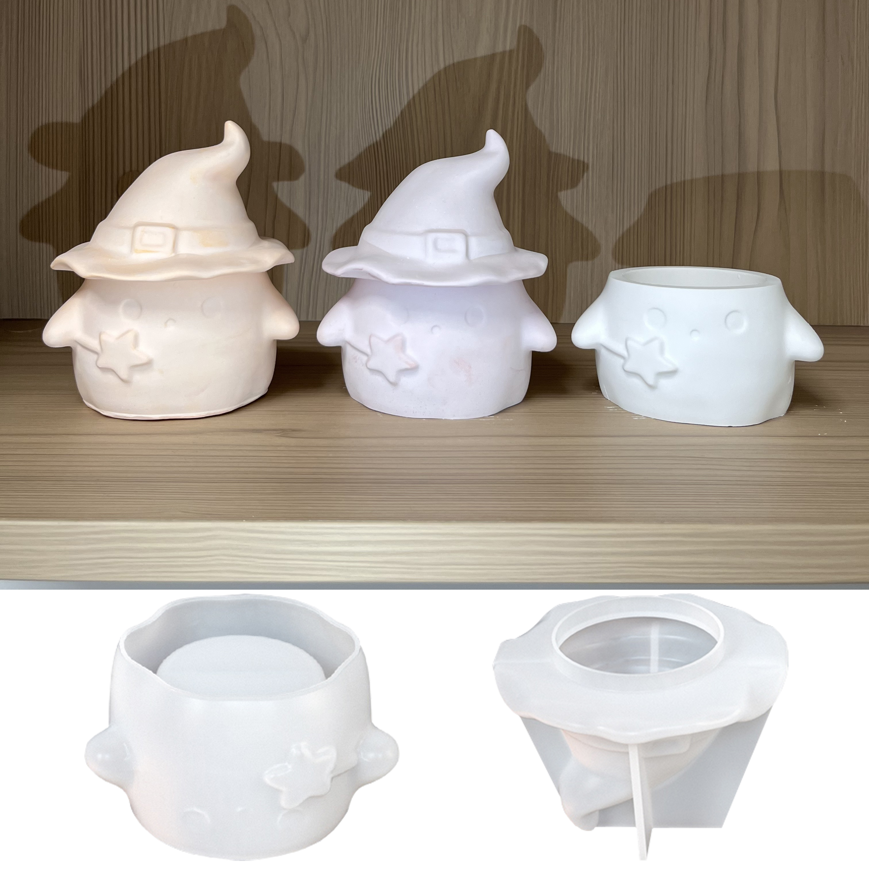 1PC Ghost Silicone Resin Mold, - 3D Printing With Silicone recension och pris