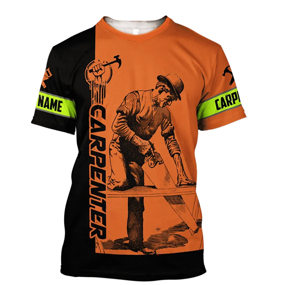 Carpenter 3d Printed Men's T-S - 3D Printing Engineer recension och pris
