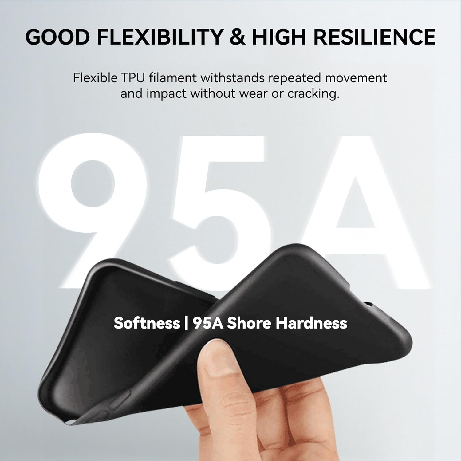 Black TPU Filament 1.75mm Flex - Tpu Flexible Filament recension och pris