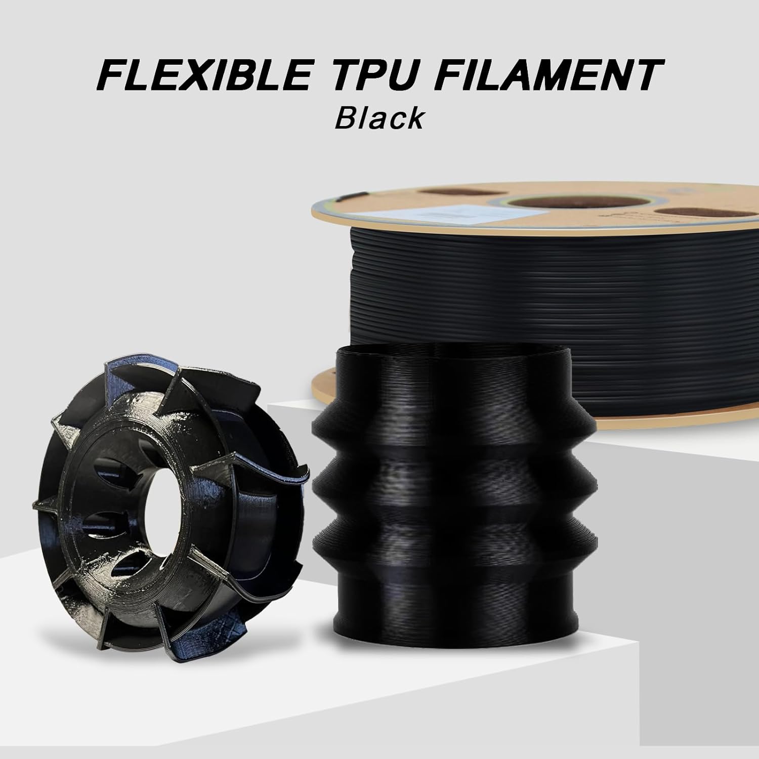 Black TPU Filament 1.75mm Flex - Tpu Flexible Filament recension och pris