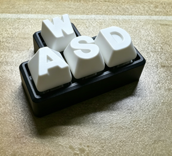 3 In 1 WASD Fidget Toy Keycap  - 3D Printing Keycaps recension och pris
