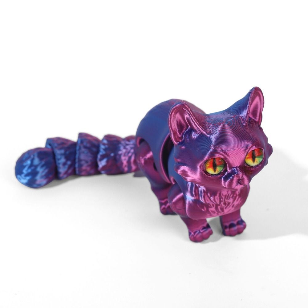 Big Eyes 3D Printed Cat Model  - 3D Printing Figure recension och pris