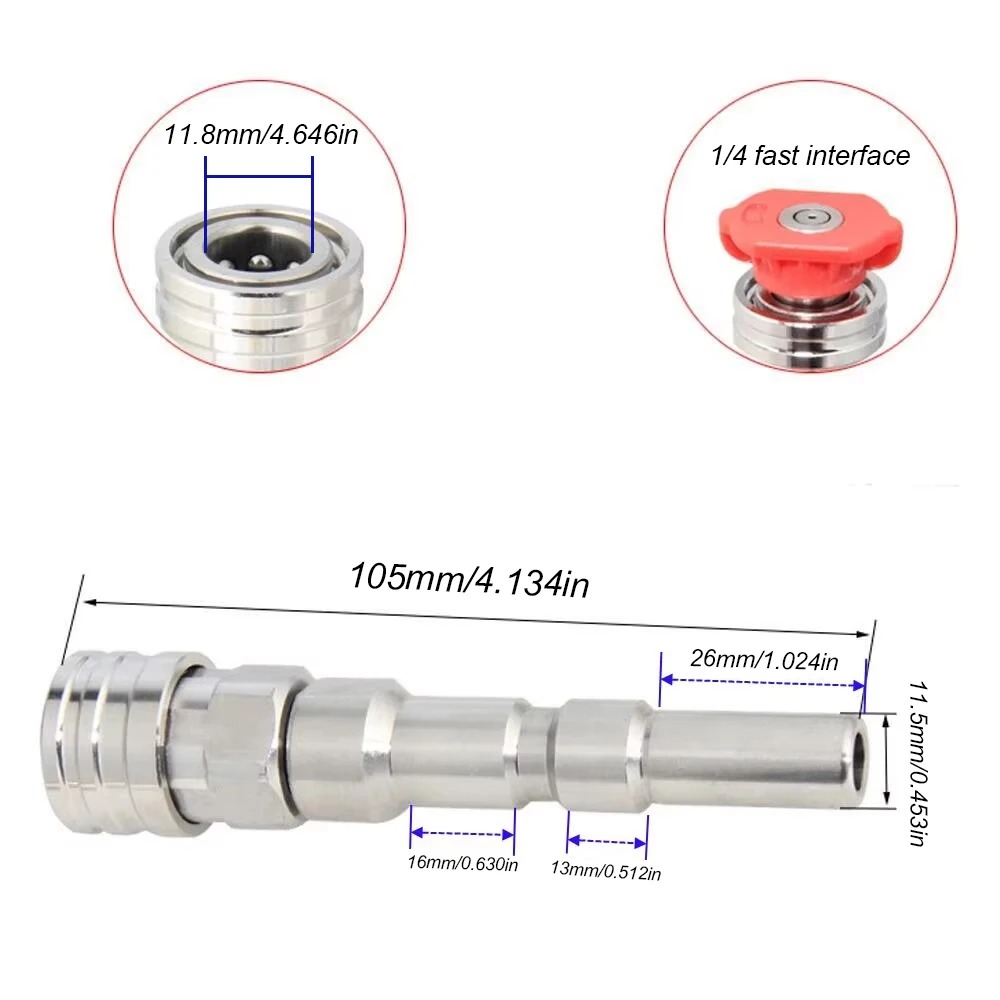 5Pcs Color High Pressure Nozzl - Nozzle Cleaning Kit recension och pris
