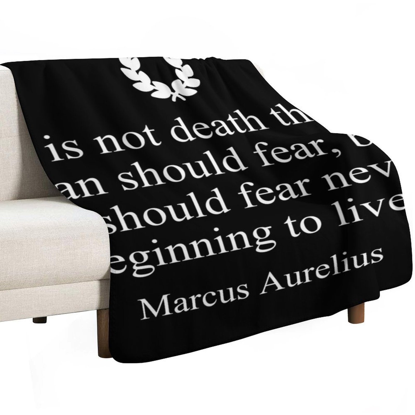 Stoicism Quote It is not death - 3D Printing Quotes recension och pris