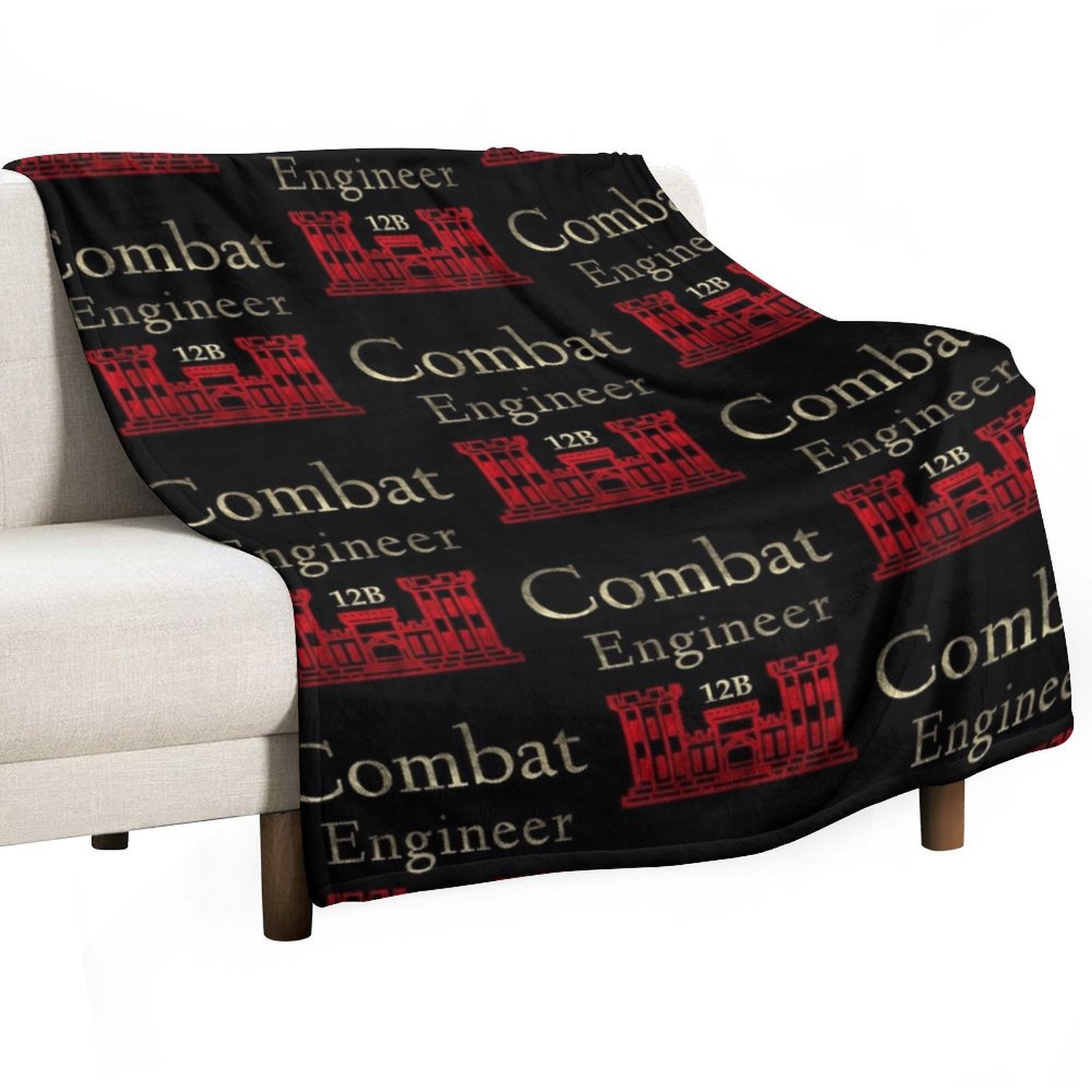 Army Combat Engineer Throw Bla - 3D Printing Engineer recension och pris