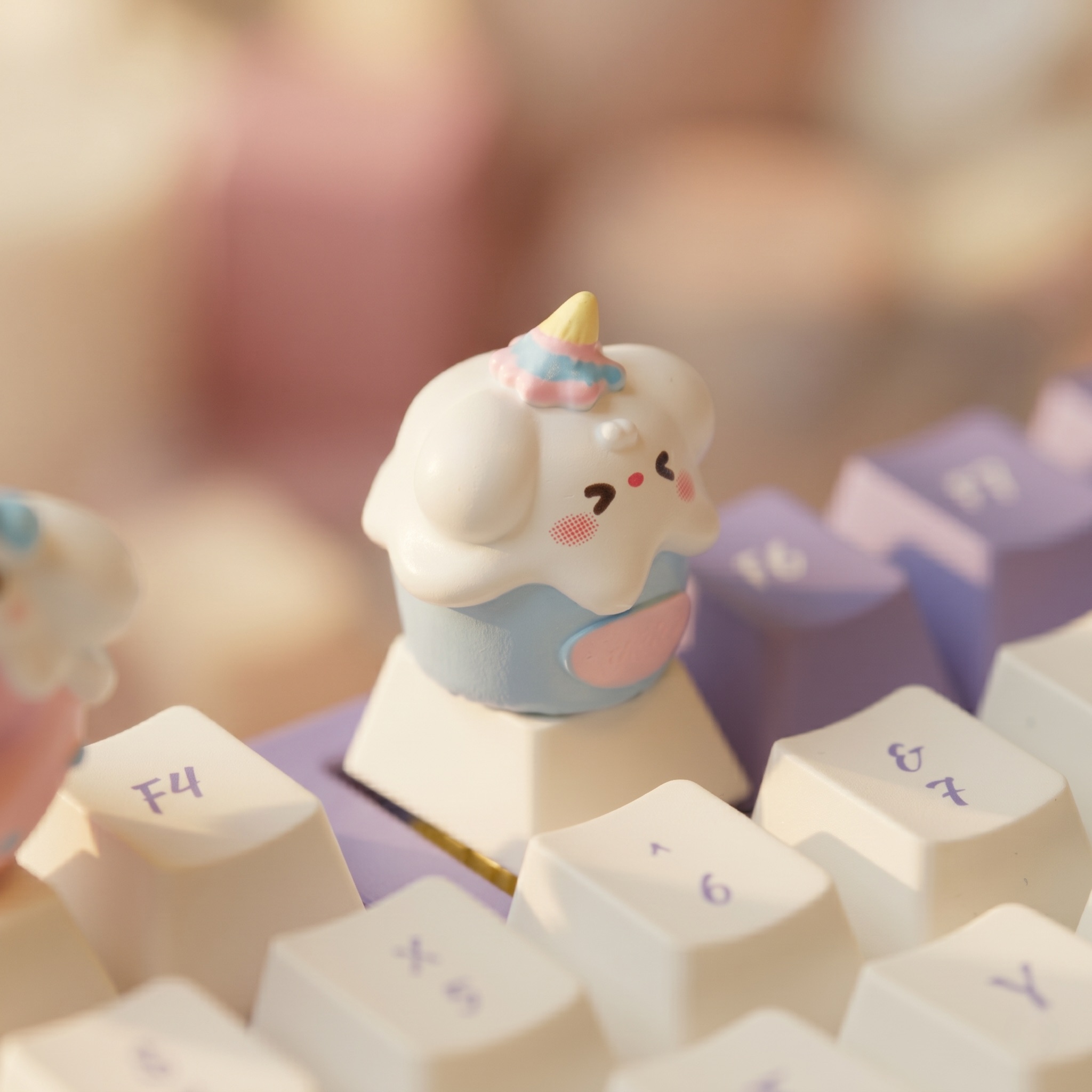 Cute Cake Keycaps Set INS Styl - 3D Printing Keycaps recension och pris