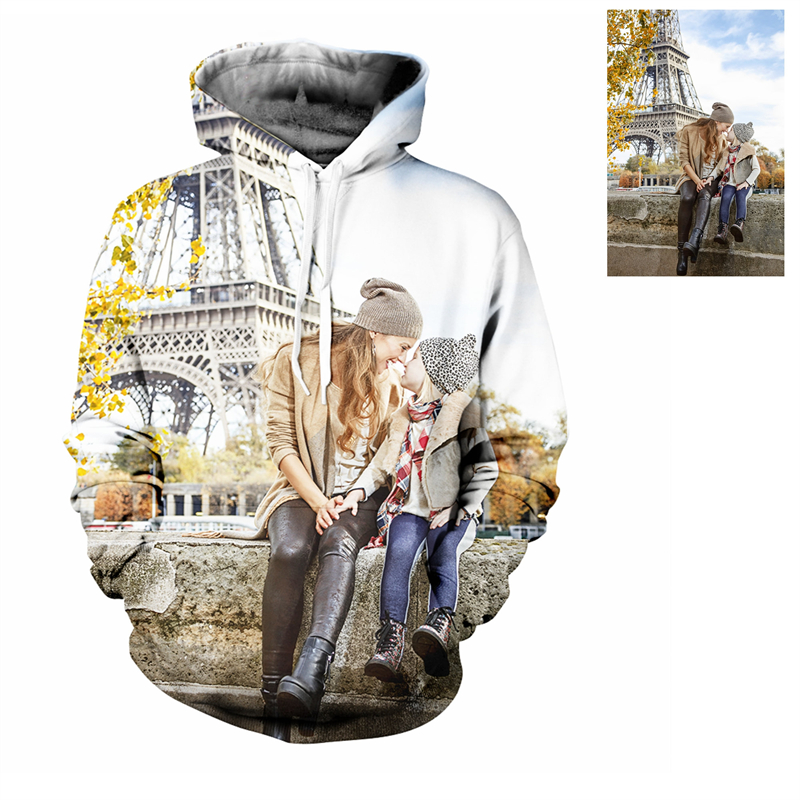 Custom 3D Print Hoodie For Men - 3D Printing Foto recension och pris