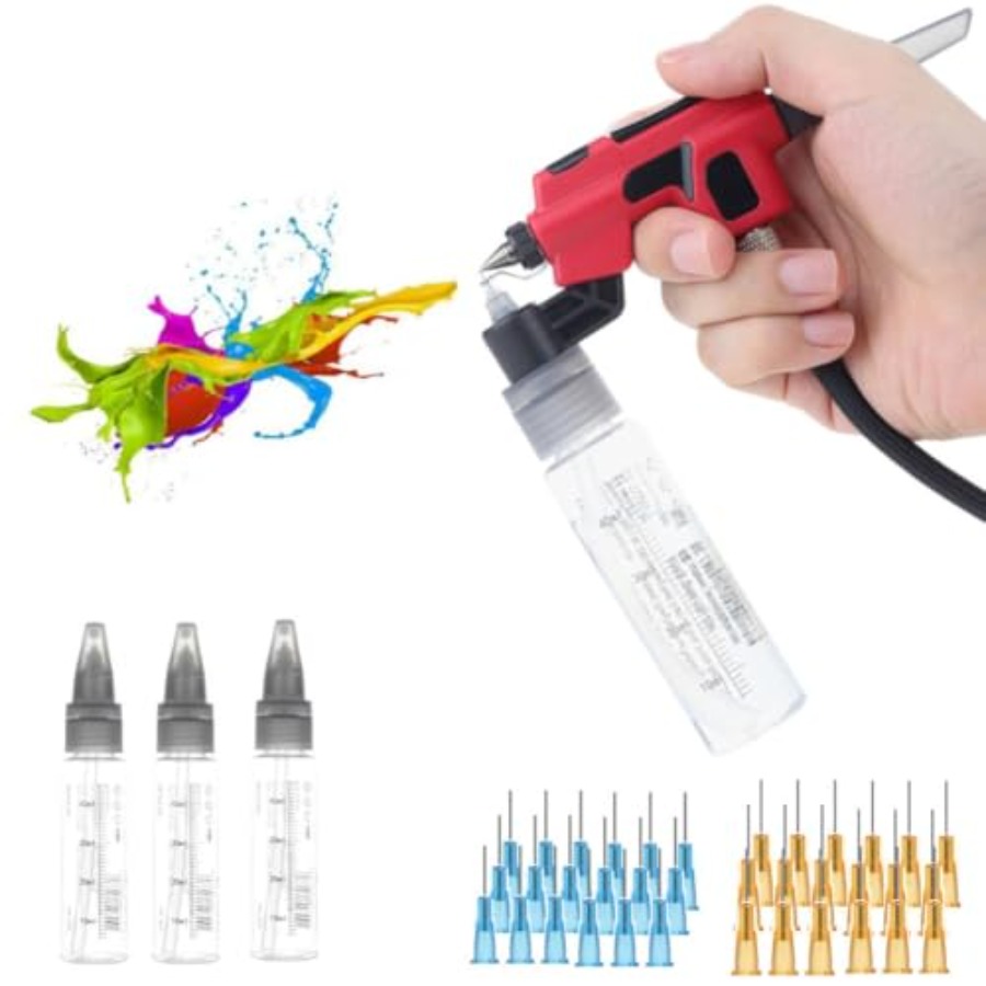 No-Clean Airbrush Kit with Dis - Nozzle Cleaning Kit recension och pris