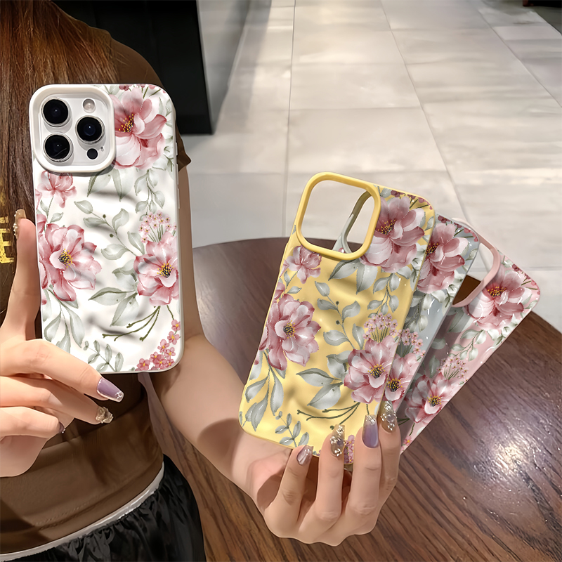 Luxury Flower Print Case For i - 3D Printing Iphone recension och pris