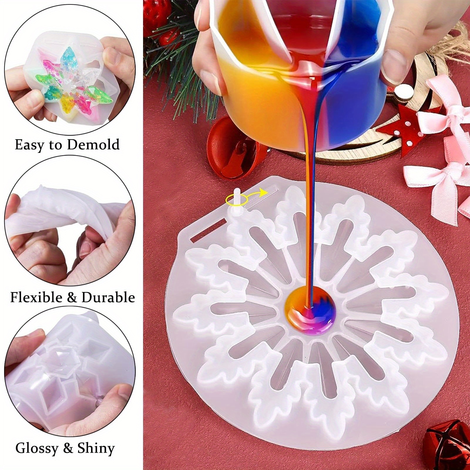 Resin Casting Molds Christmas  - 3D Printing With Silicone recension och pris