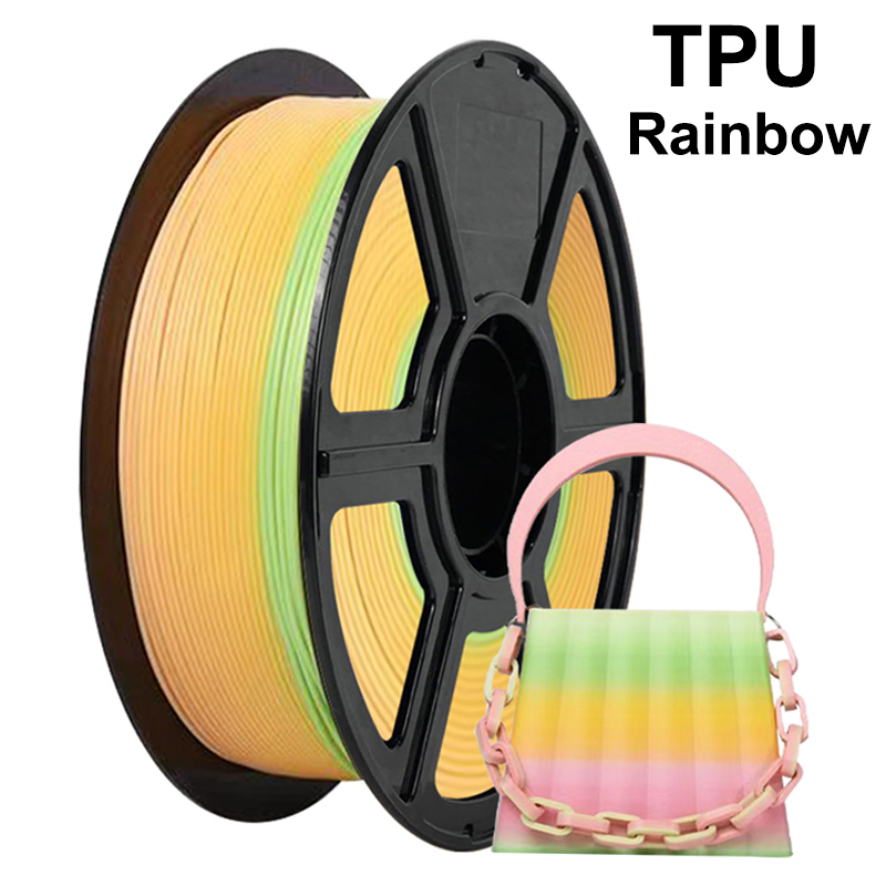 200g 1Kg TPU Rainbow Flexible  - Tpu Flexible Filament recension och pris