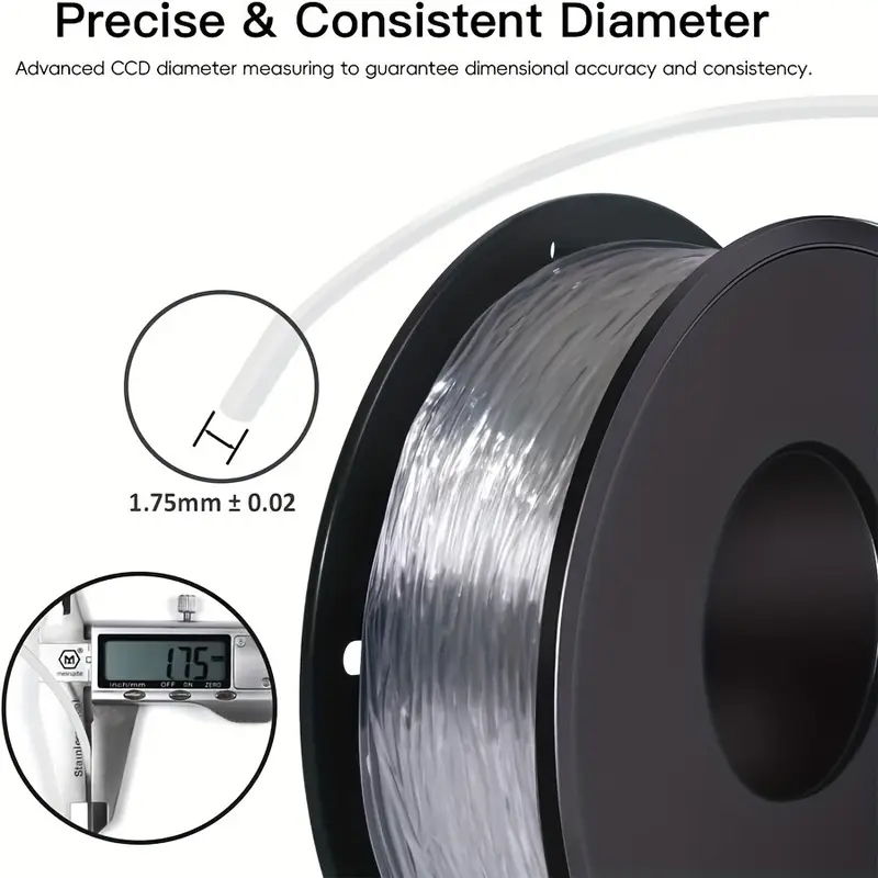 1.75mm TPU Transparent Flexibl - Tpu Flexible Filament recension och pris