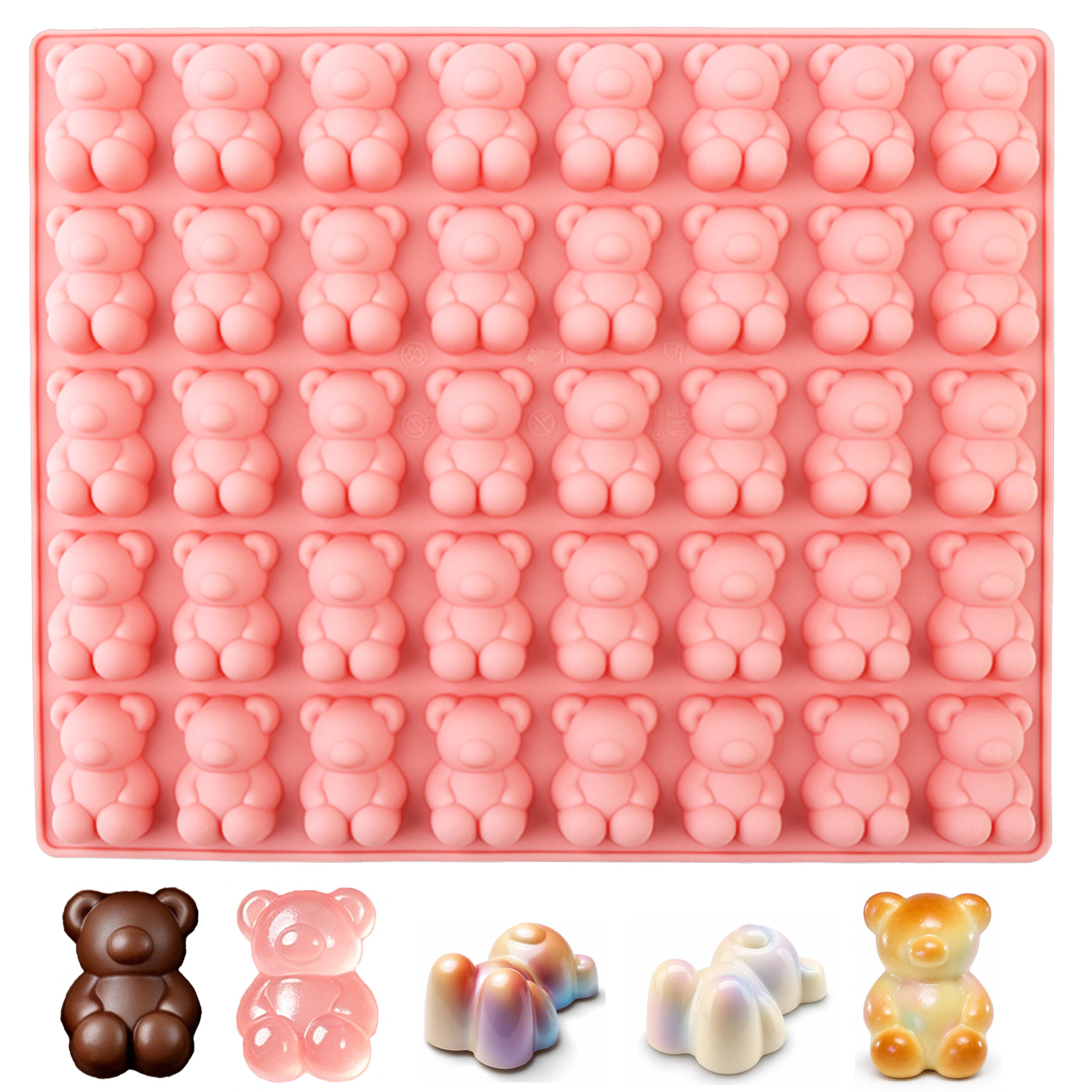 40-Piece Bear-Shaped Silicone  - 3D Printing With Silicone recension och pris