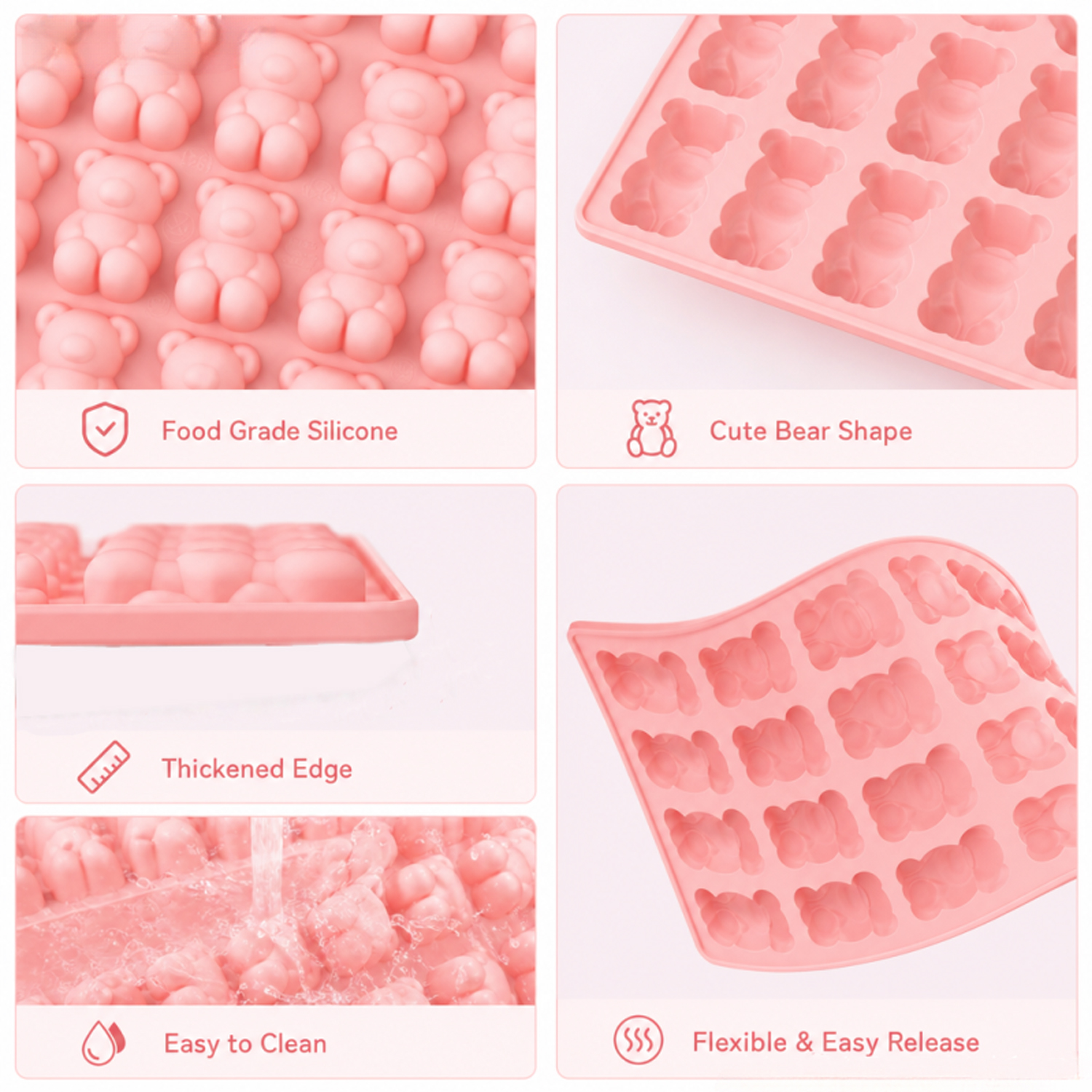40-Piece Bear-Shaped Silicone  - 3D Printing With Silicone recension och pris