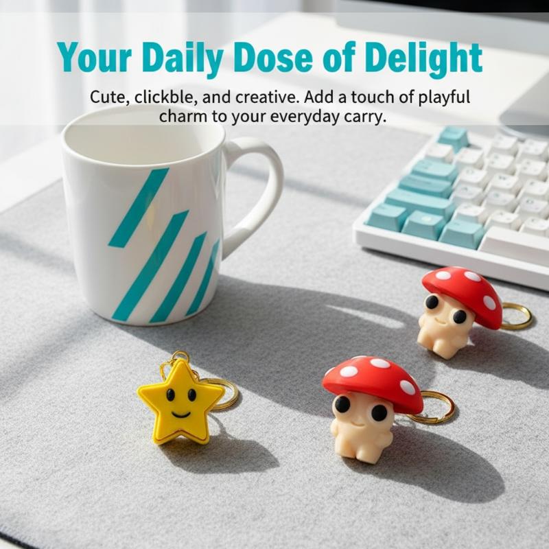 3D Printed Turtle Mushroom Key - 3D Printing Keycaps recension och pris
