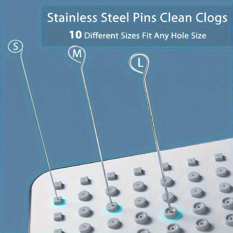 10Pcs Stainless Steel Shower H - Nozzle Cleaning Kit recension och pris