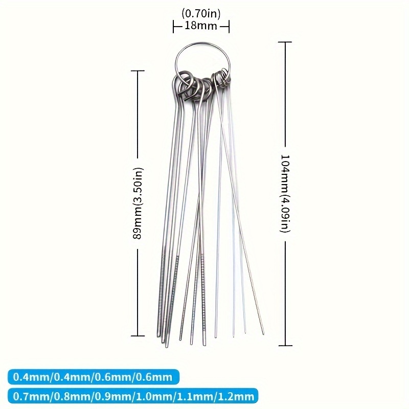 10Pcs Stainless Steel Shower H - Nozzle Cleaning Kit recension och pris
