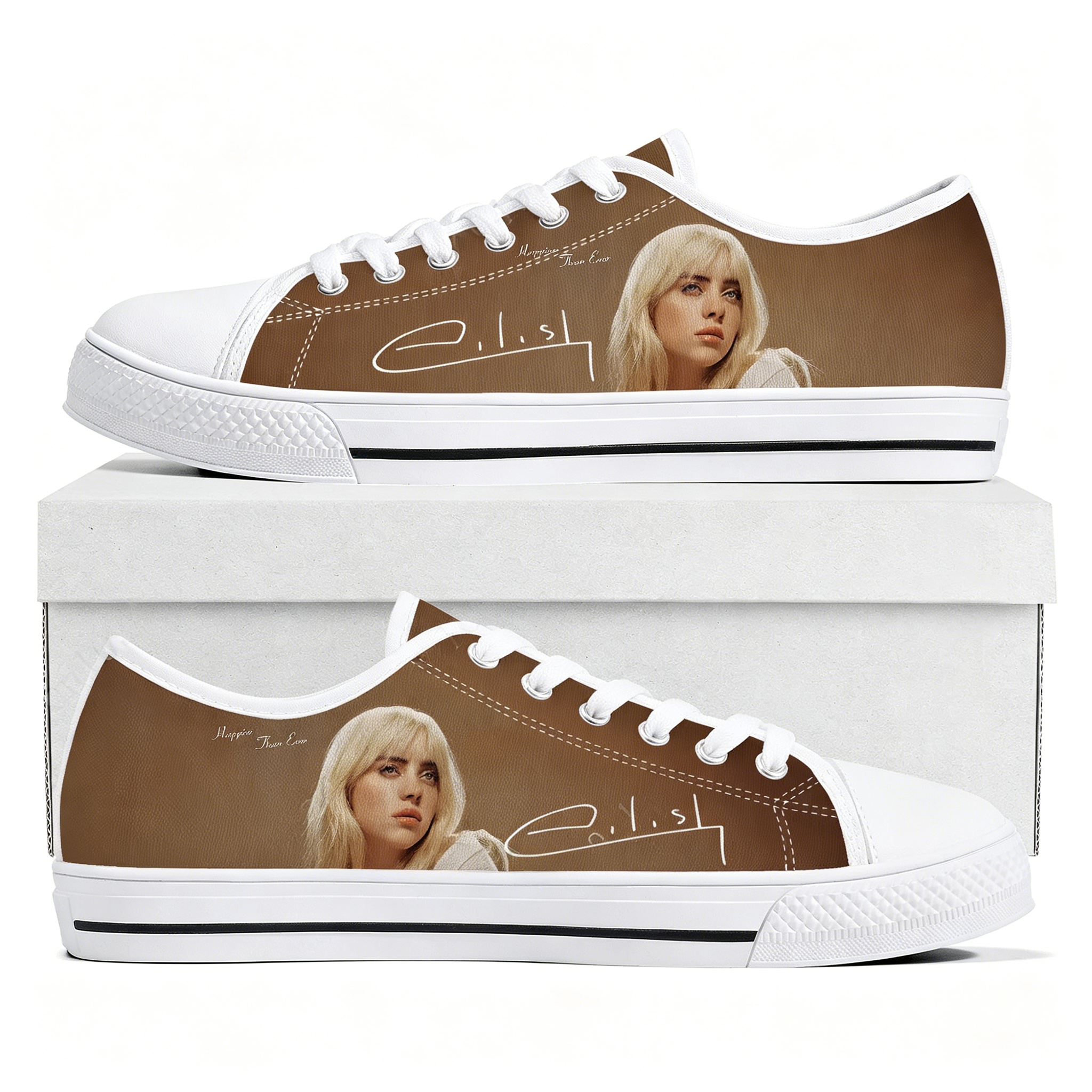 Billie Eilish Low Top Sneakers - 3D Printing Quality recension och pris